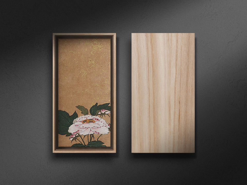 Antique Peony Painting